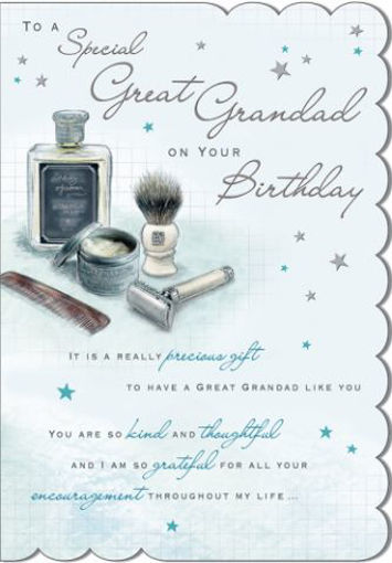 Picture of SPECIAL GREAT GRANDAD BIRTHDAY CARD